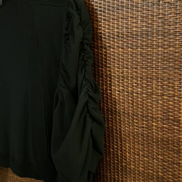 INC INTERNATIONAL CONCEPTS SHORT BLACK SWEATER/JACKET - SIZE 2X - NWOT - Picture 4 of 5